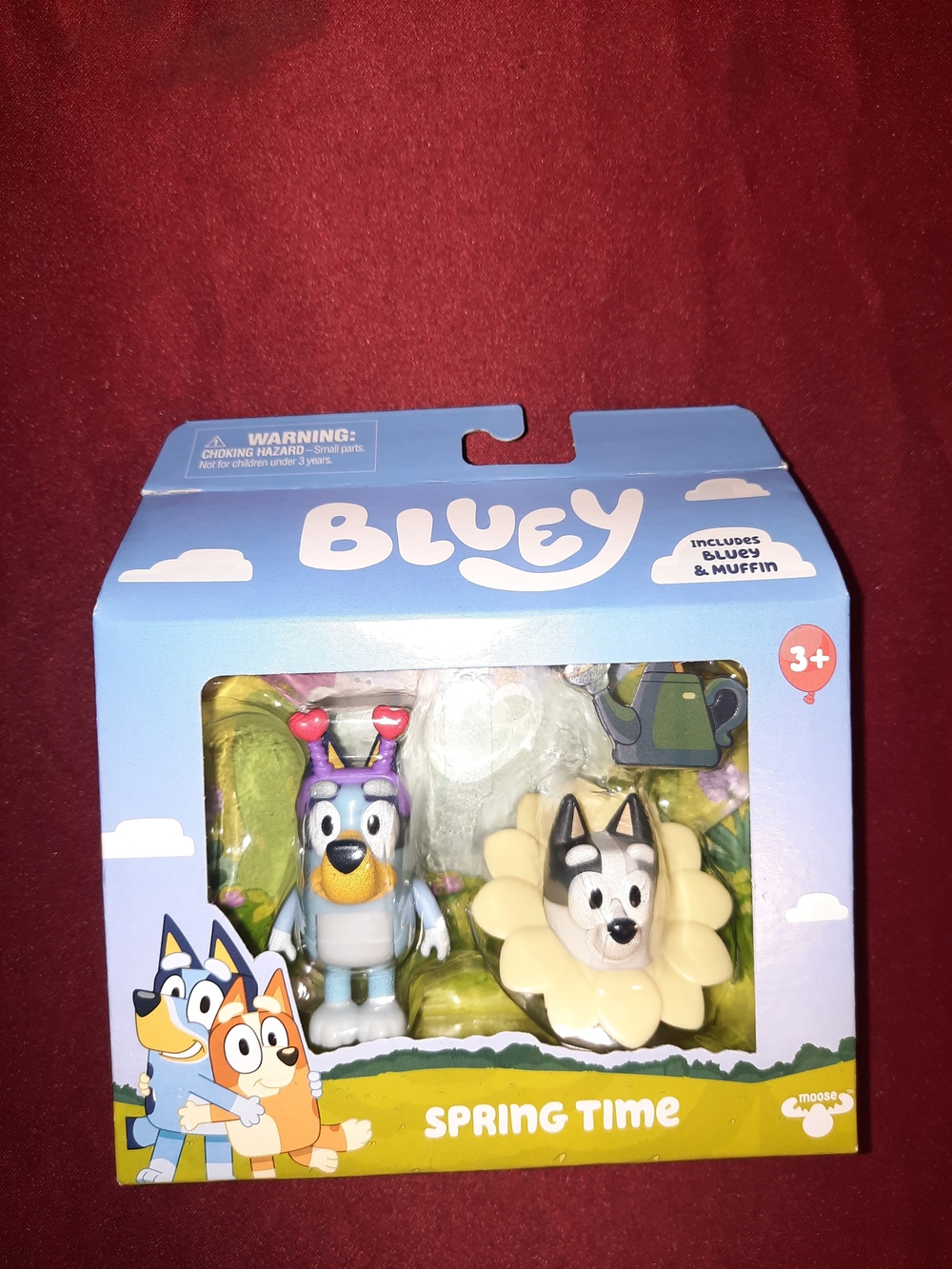 Bluey Spring Time Bluey And Muffin Figure Playset